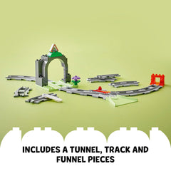 LEGO DUPLO Town 2-way point switch – change directions to explore paths.