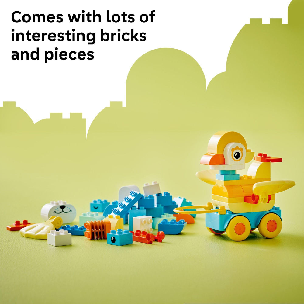 LEGO DUPLO Town 3 in 1 Animals on Wheels: custom creatures inspire open-ended building and creativity