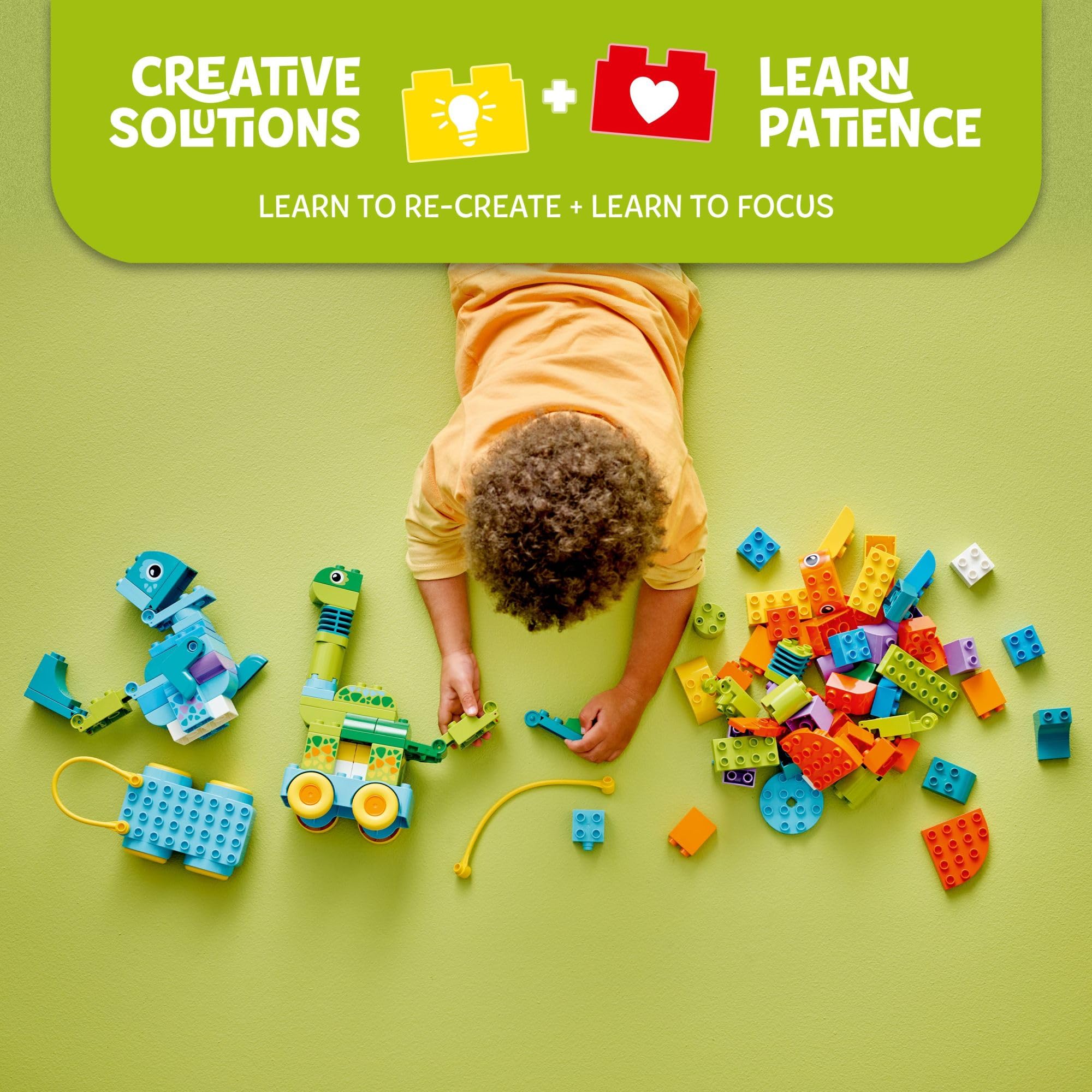 LEGO DUPLO Town on-wheels offers multiple builds to boost problem-solving and creativity