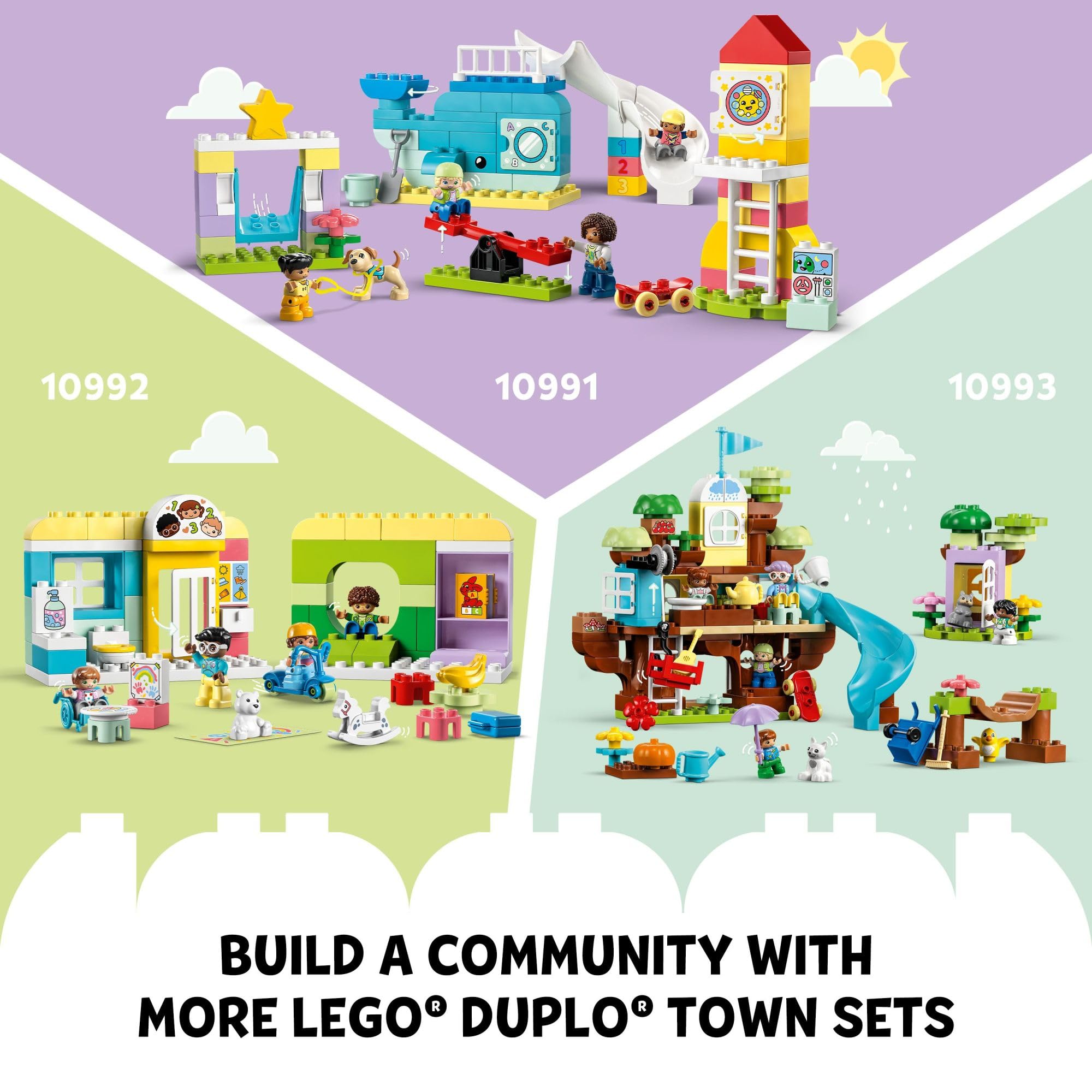 LEGO DUPLO Town 10994 seven figures expand family role-play possibilities