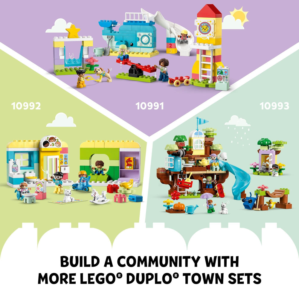 LEGO DUPLO Town 10994 seven figures expand family role-play possibilities