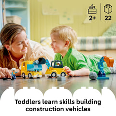LEGO DUPLO Town 3 in 1 dump truck ready for bricks and sorting