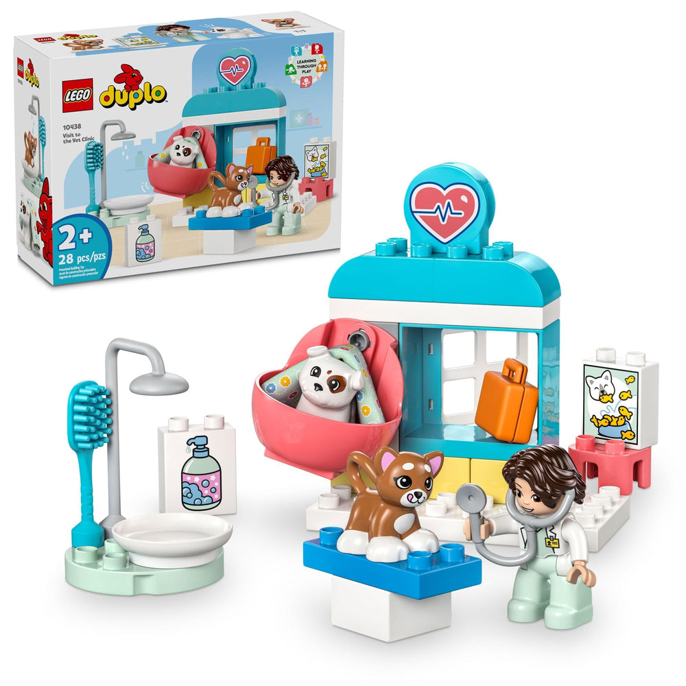 LEGO DUPLO Town Vet Clinic scales for weighing pets during pretend checkups