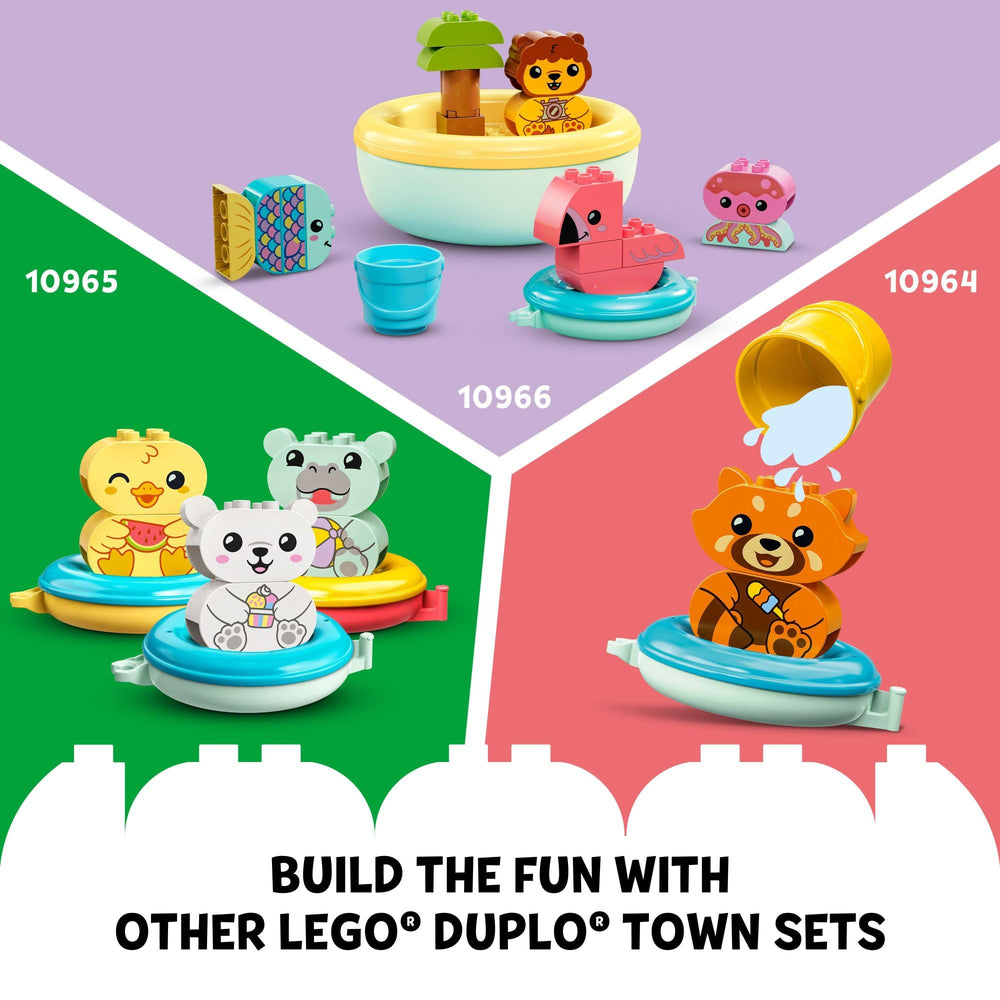 Sea star piece from LEGO DUPLO Water Park 10989 adds decorative play cues during bath