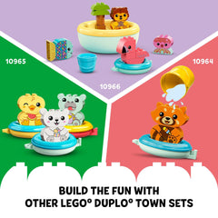 Sea star piece from LEGO DUPLO Water Park 10989 adds decorative play cues during bath