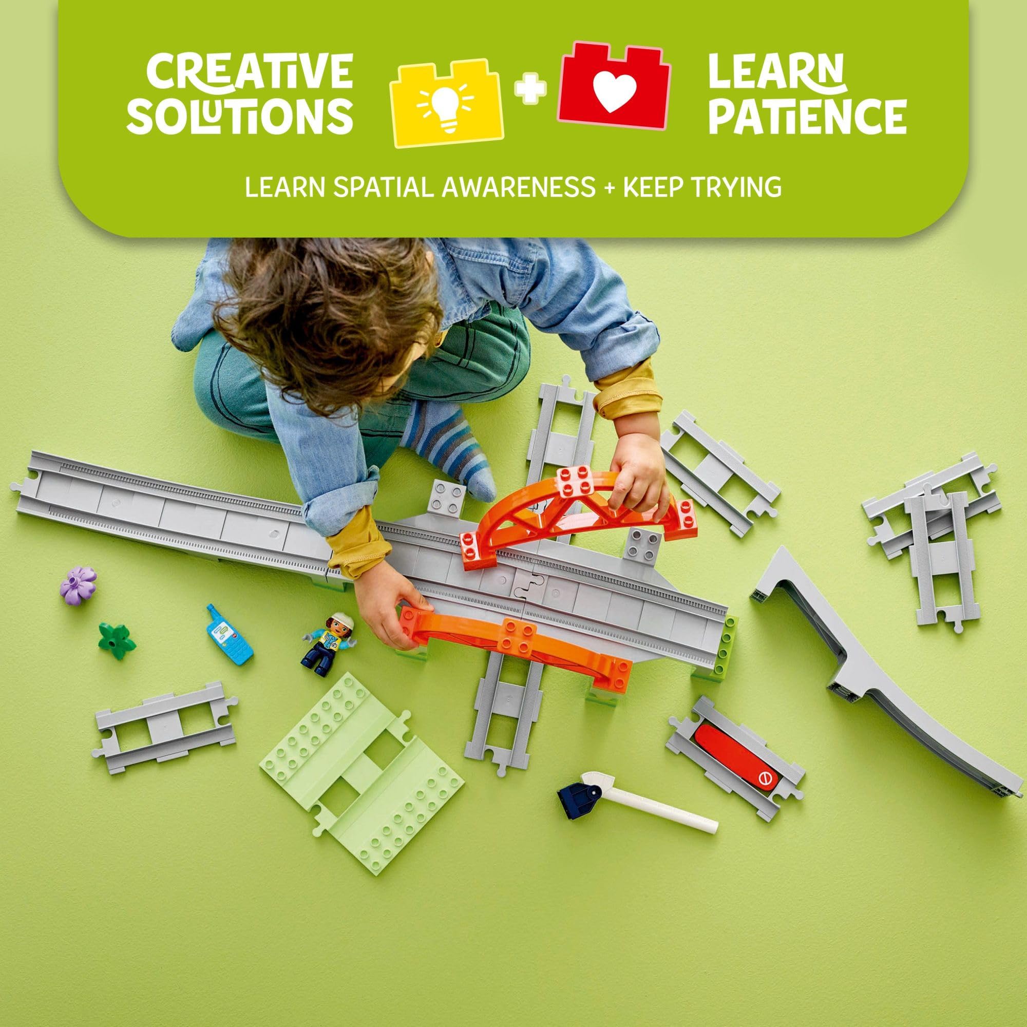 LEGO DUPLO Action Brick 10426 – triggers sounds for engaging pretend play.