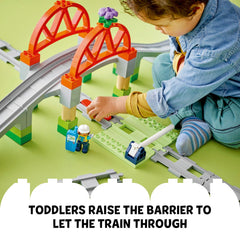 LEGO DUPLO Engineer Figure 10426 – sparks role-play storytelling during rail adventures.