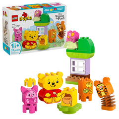 LEGO DUPLO Winnie the Pooh figures for imaginative birthday party play.