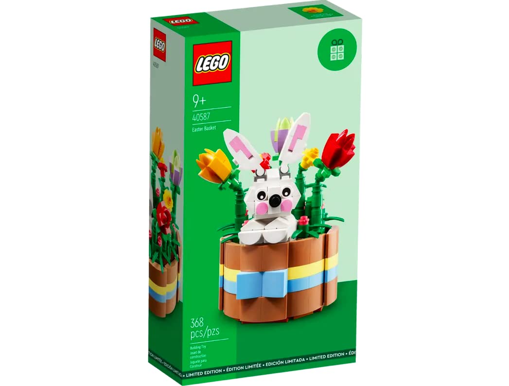 LEGO Easter Basket 40587 rotating rabbit feature for interactive display