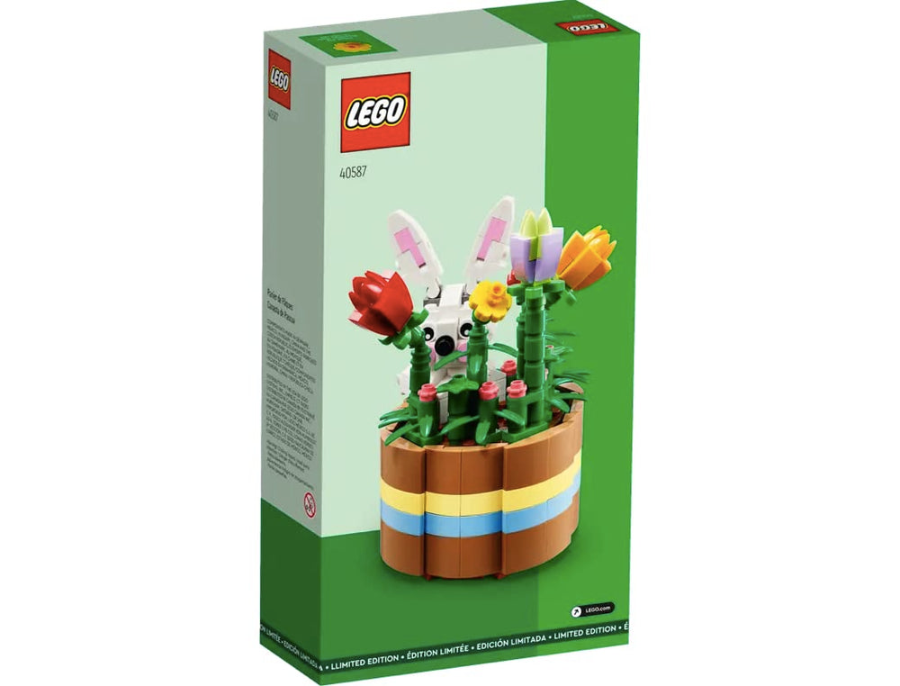 LEGO Easter Basket 40587 spring flowers detail adds seasonal color