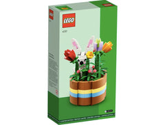 LEGO Easter Basket flowers accents show cheerful spring color for decor
