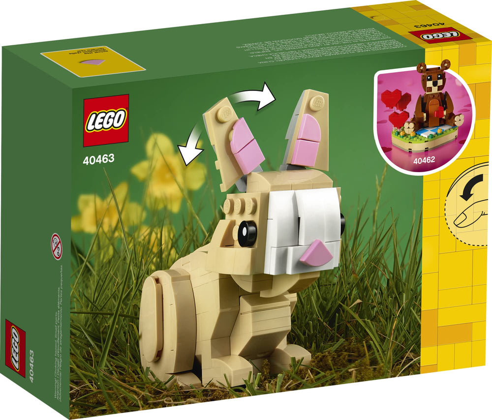 LEGO Easter Bunny 40463 two customizable eggs enhance storytelling and gifting