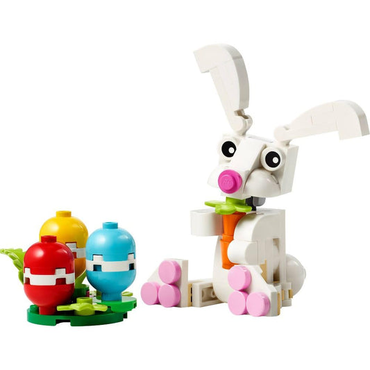 LEGO Creator Easter Bunny set: colorful eggs spark imaginative storytelling.