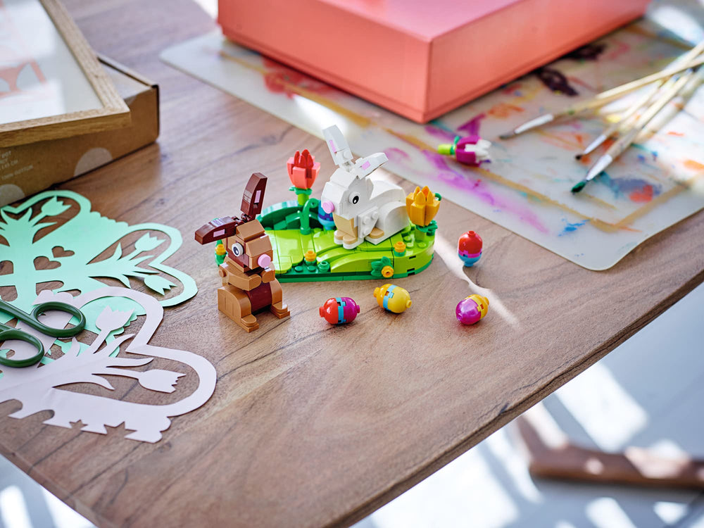 LEGO Easter Rabbits 40523 meadow scene offers charming seasonal décor options