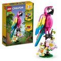 LEGO Creator 31144 Exotic Pink Parrot on a perch, inviting imaginative play