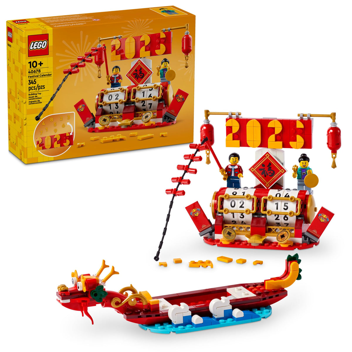 LEGO Festival Calendar Lunar New Year lanterns add authentic festive detail.