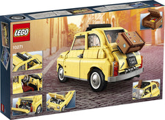 LEGO Fiat 500 10271 exterior display stands out in a collection.