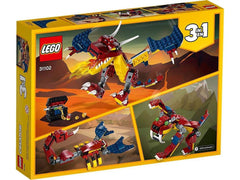 The LEGO Fire Dragon 31102 scorpion build offers a fantasy creature to explore