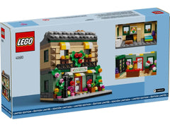LEGO Flower Store apartment interior with cozy living area for play.