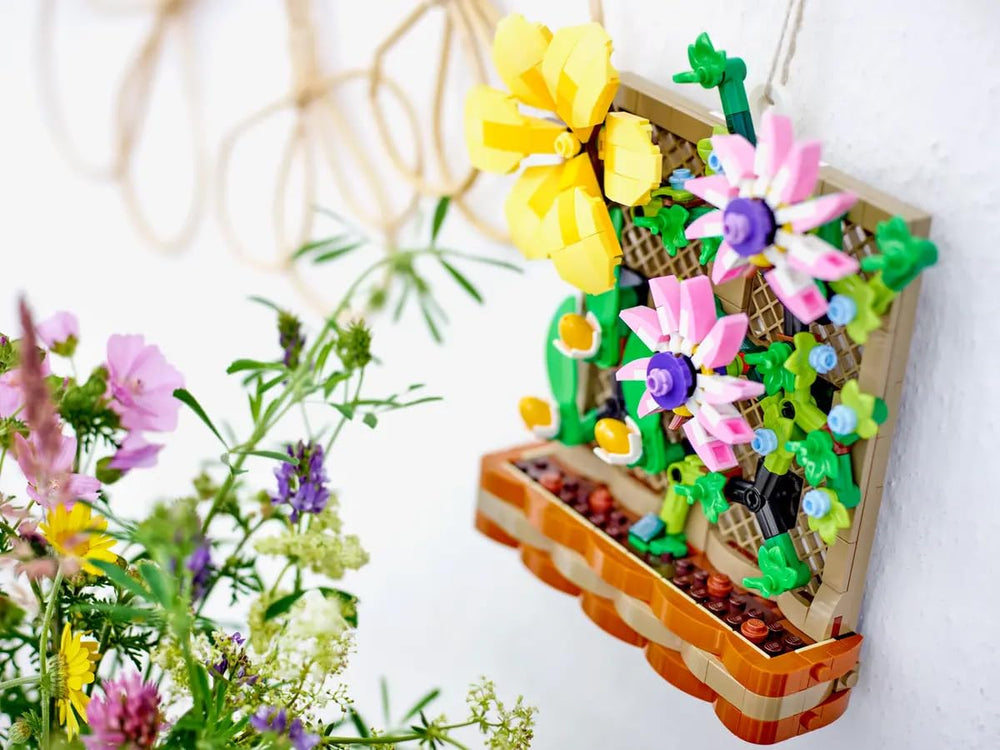 LEGO Flower Trellis Display compact centerpiece enhances dining or coffee tables