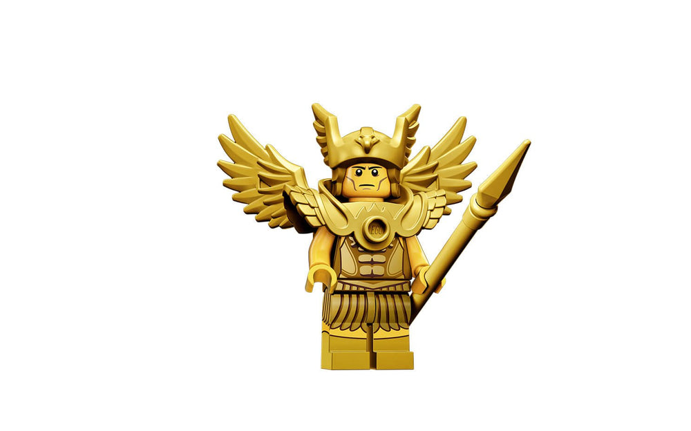 LEGO Flying Warrior figure from Series 15, ideal for display and imaginative play.