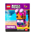 LEGO Fortnite Brite Bomber figure with pink hair and sunglasses, ready for display or imaginative play