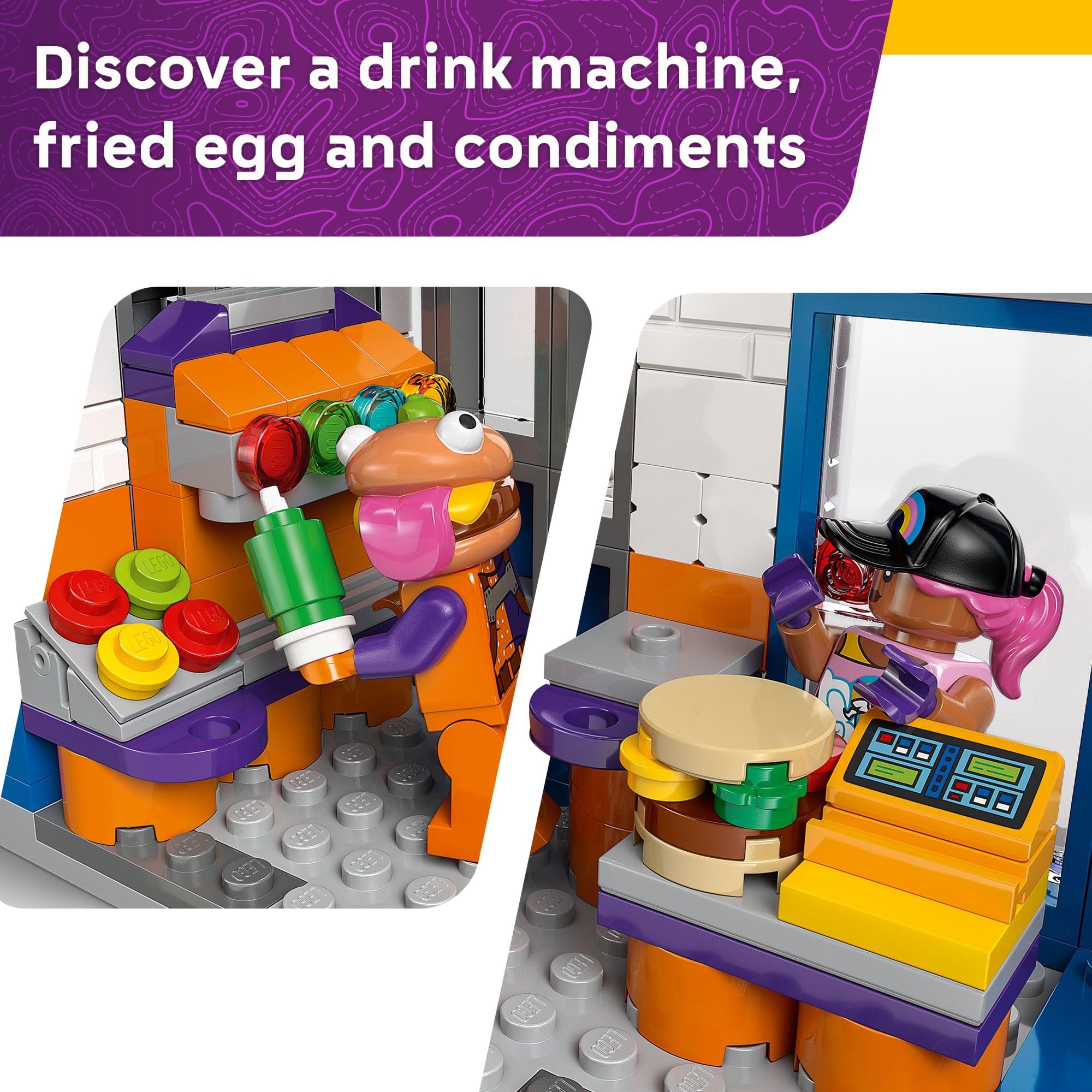 LEGO Fortnite Durrr Burger Beef Boss minifigure with exclusive skin unlock potential