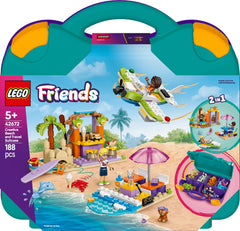 LEGO Friends 42672 dog and dolphin figures for pet-friendly pretend play