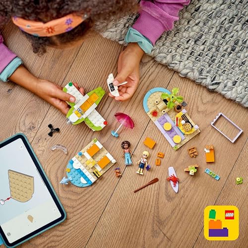 LEGO Friends 42672 sand castle model ready for beach play and storytelling