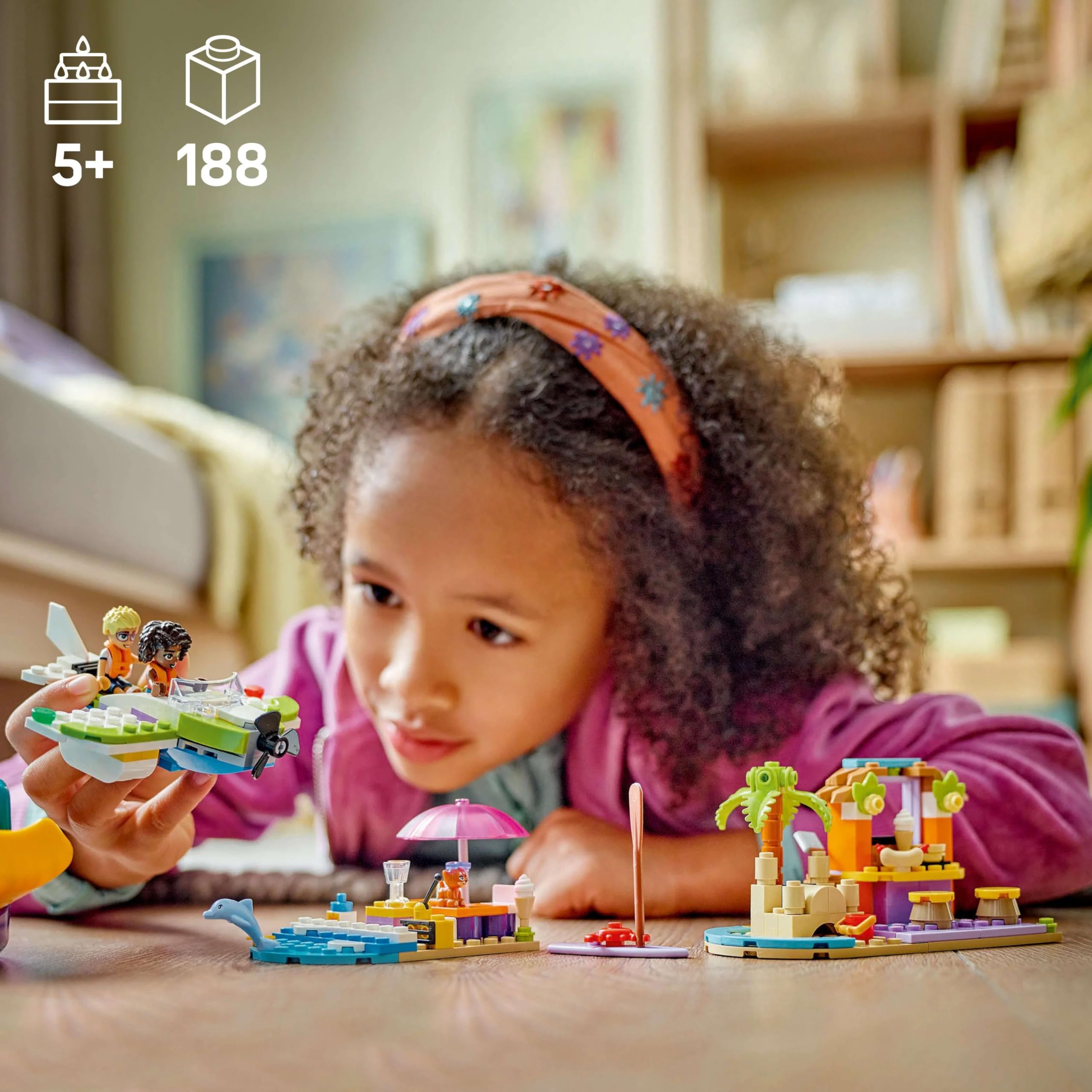 LEGO Friends 42672 included suitcase stickers for customizing sets