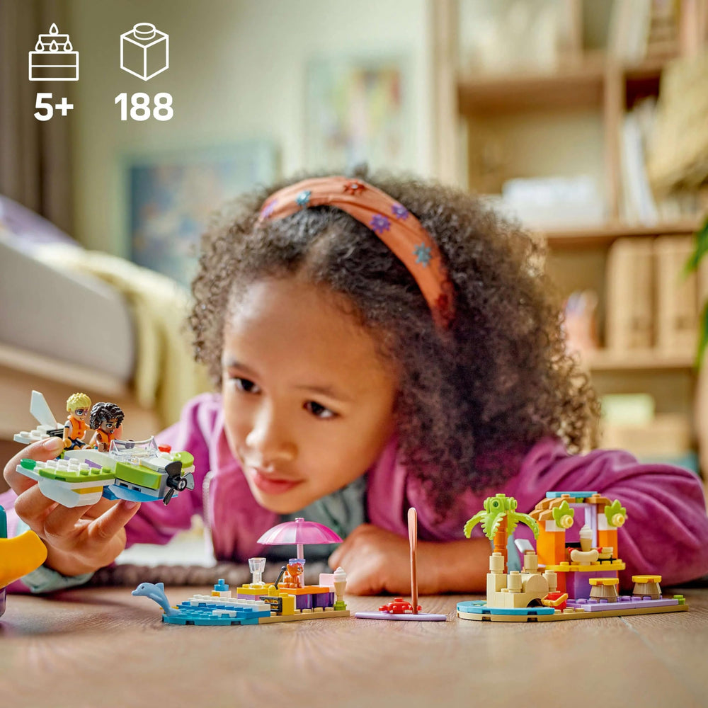 LEGO Friends 42672 included suitcase stickers for customizing sets