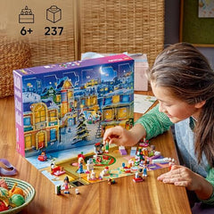 LEGO Friends Advent Calendar 2025 sleepover setup with beds and cozy accessories.