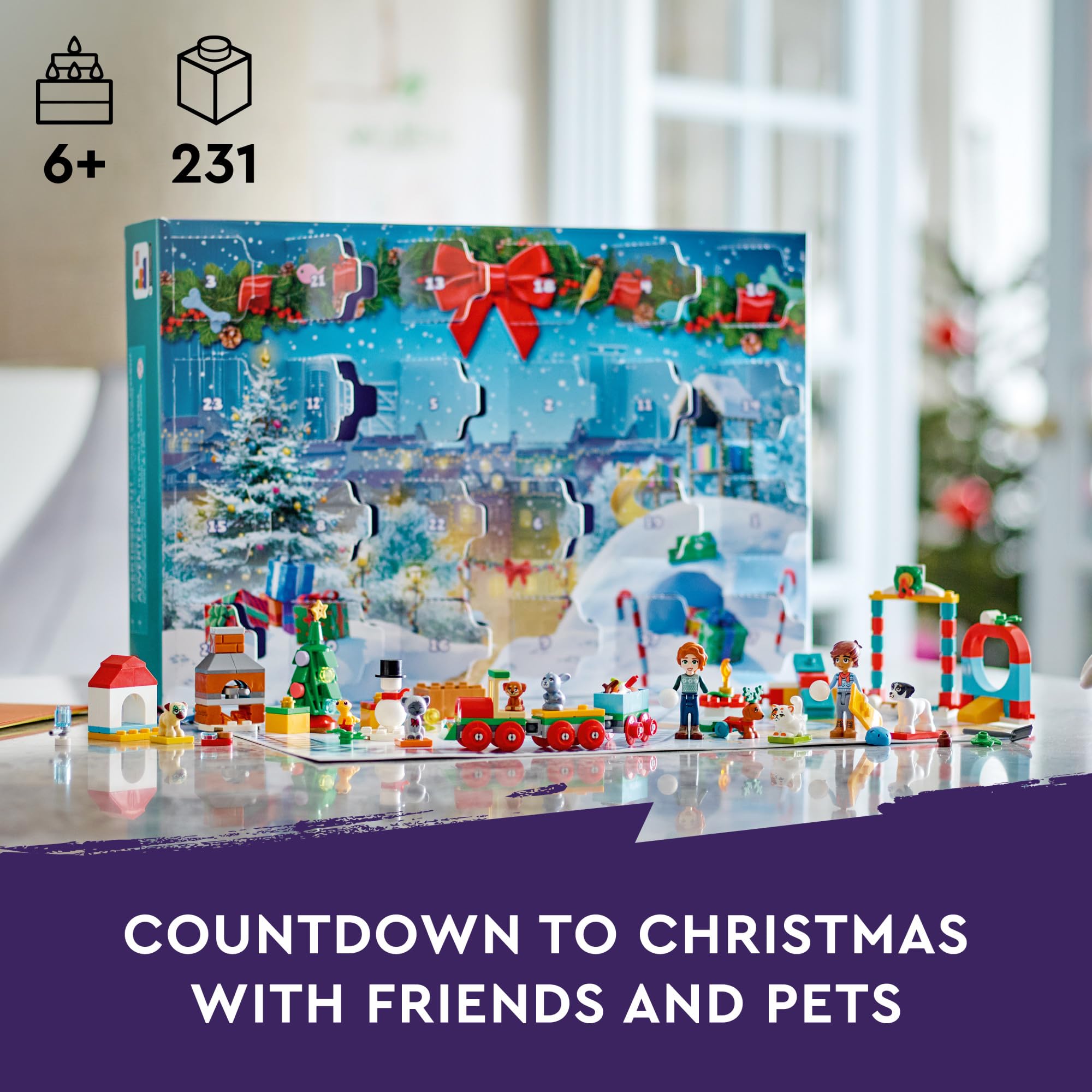 LEGO Friends Advent Calendar 41758 playmat scene invites creative storytelling