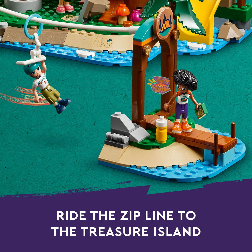 LEGO Friends Adventure Camp squirrel treetop bedroom adds cozy storytelling space