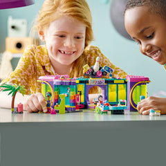 LEGO Friends Andrea skating on a spinning floor inspires imaginative play and storytelling.
