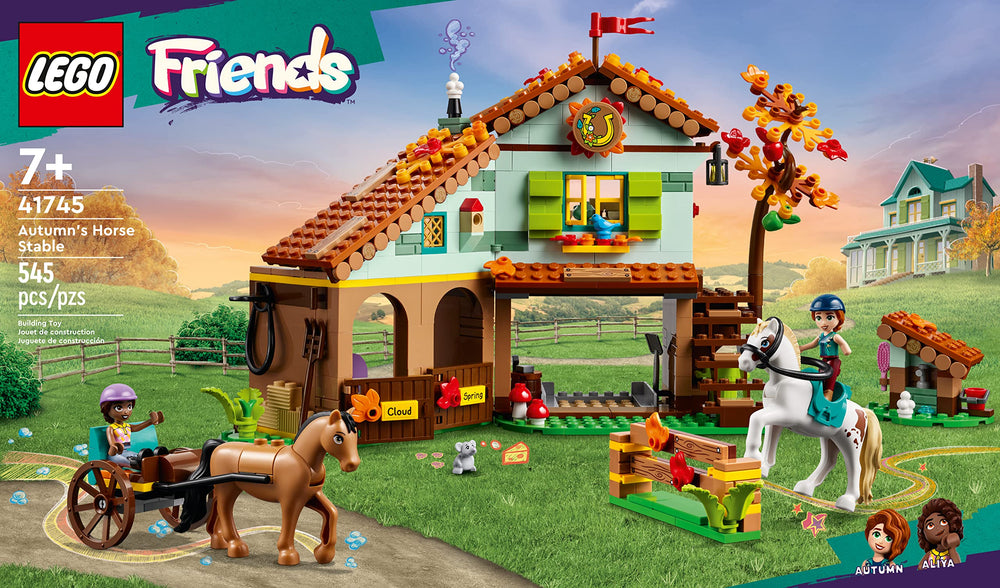 LEGO Friends Autumns Horse Stable dolls and horses ready for storytelling adventures