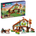 LEGO Friends Autumns Horse Stable front view for creative playtime