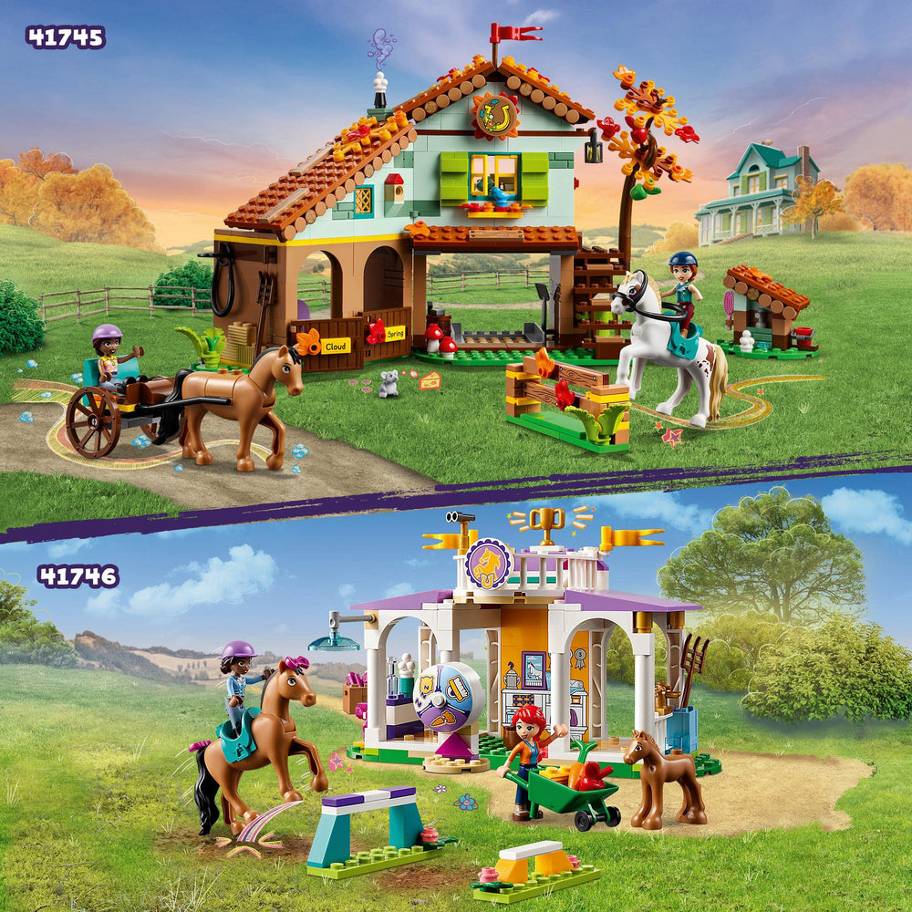 LEGO Friends Autumn's Horse Stable kitchen area invites cozy meal breaks