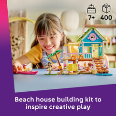 LEGO Friends Beach House kitchen area with smoothie maker for pretend refreshments