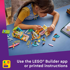 LEGO Friends Beach House minidolls and seals in coastal action