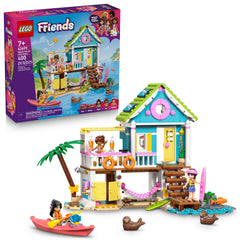 LEGO Friends Beach House with Seals porch scene inviting imaginative seaside play