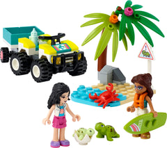 LEGO Friends Beach scene with sand and palm trees inspires seaside adventures