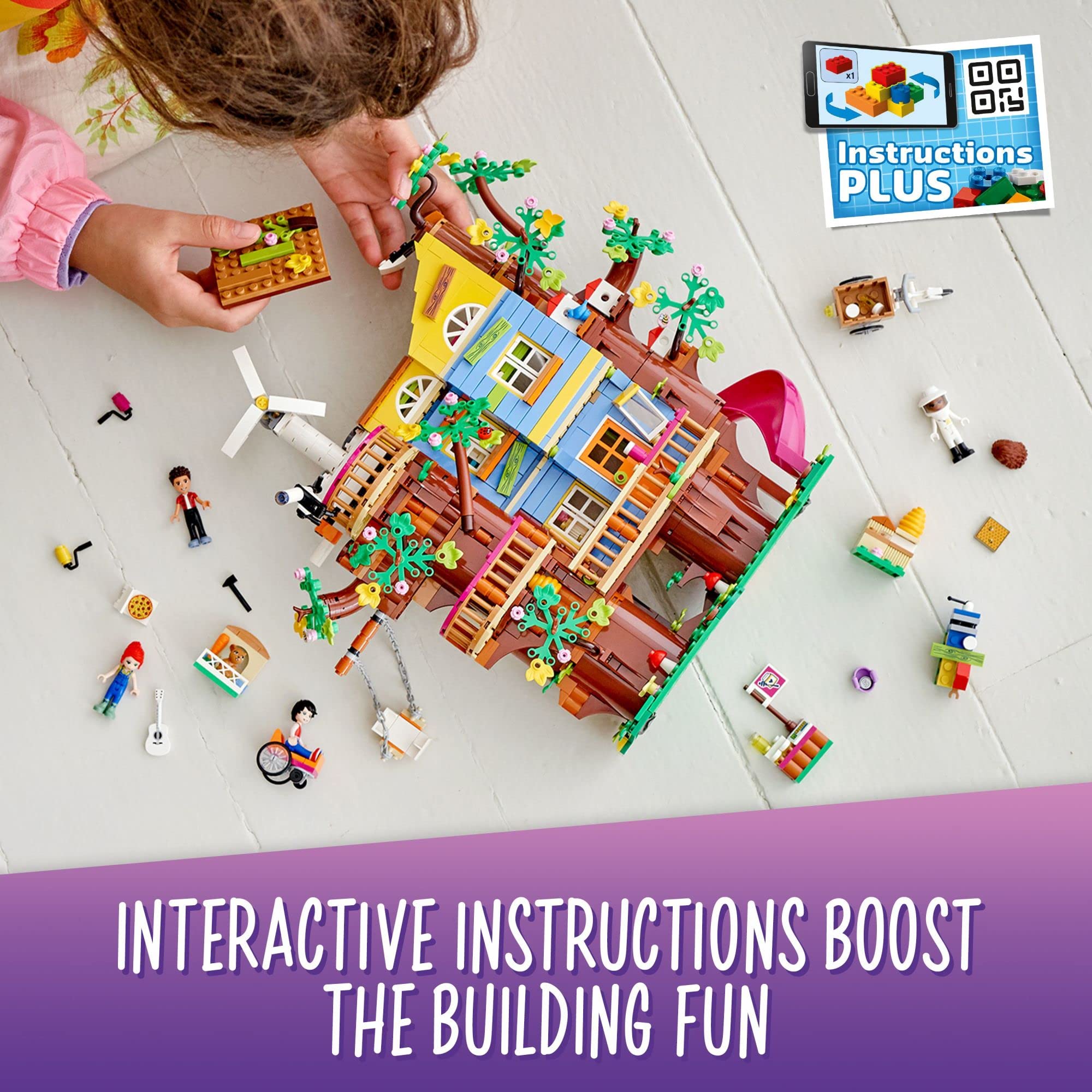 LEGO Friends beehive and carpentry vice add hands-on eco-care details.