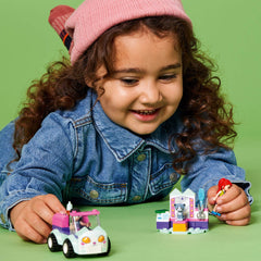 LEGO Friends Cat Grooming Car interior highlights salon details for pretend pampering