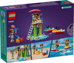 LEGO Friends crab with ice pops adding playful beach detail.