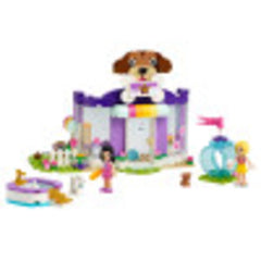 LEGO Friends Emma and Roxy mini-dolls with dogs sparking nurturing storytelling.