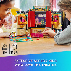 LEGO Friends dressing room interior for character makeup and costume changes.