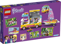 LEGO Friends lakeside scene inspires nature-themed storytelling and imaginative picnics.