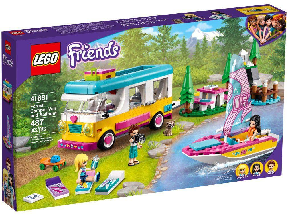 LEGO Friends forest camper van exterior for outdoor pretend play
