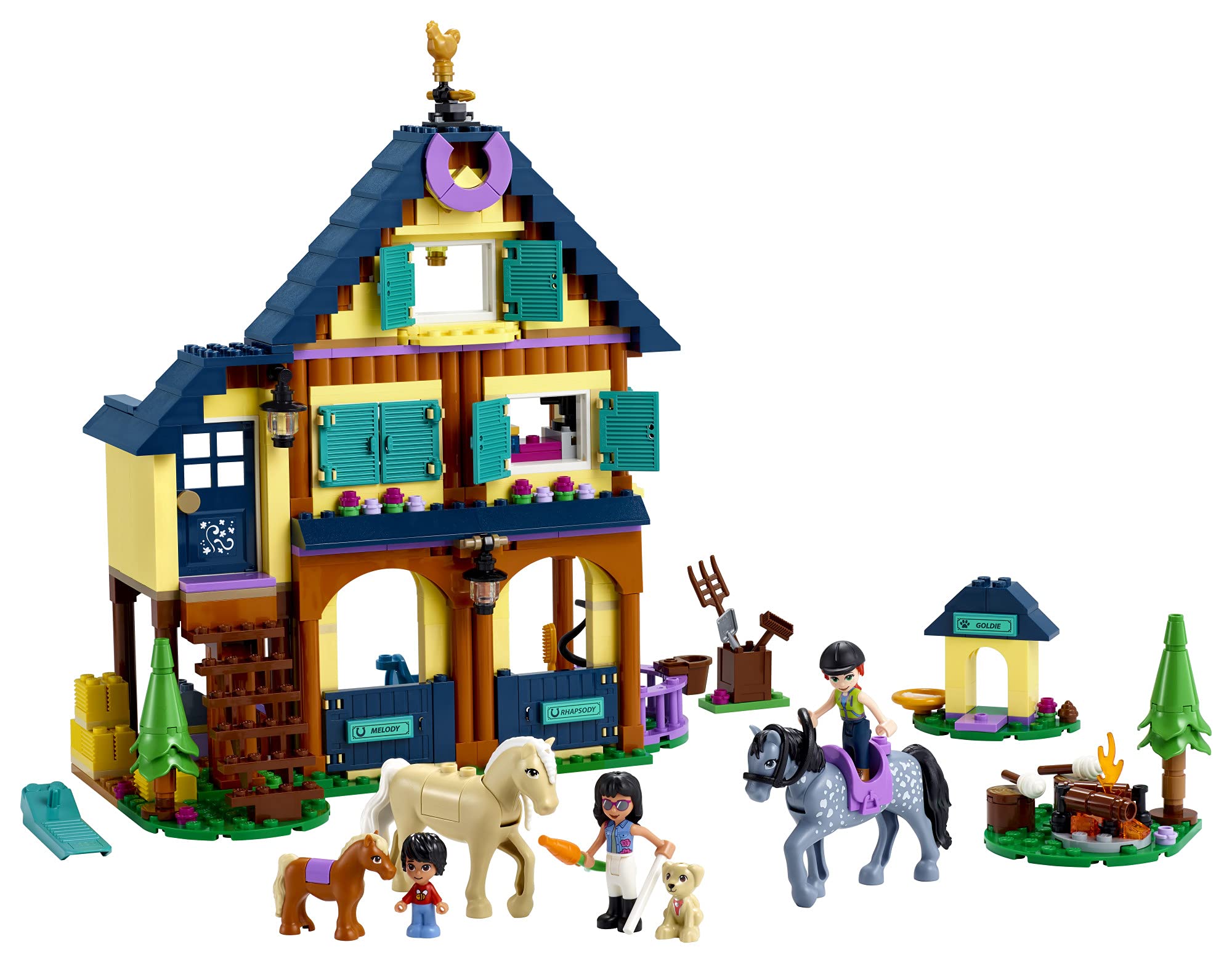 LEGO Friends 41683 outdoor campfire scene inviting nature-themed play